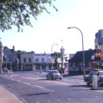 Upper Green, Mitcham, Surrey CR4. Looking north.