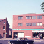 Barclays Bank, 29 Upper Green east, Mitcham, Surrey CR4. Built c. 1970.