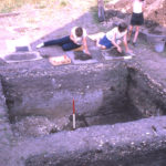 Site of 29 Upper Green east, Mitcham, Surrey CR4. Merton Historical Society dig.
