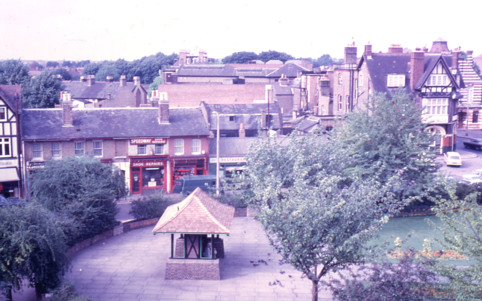 Fair Green, Mitcham, Surrey CR4. from roof of Durham House.