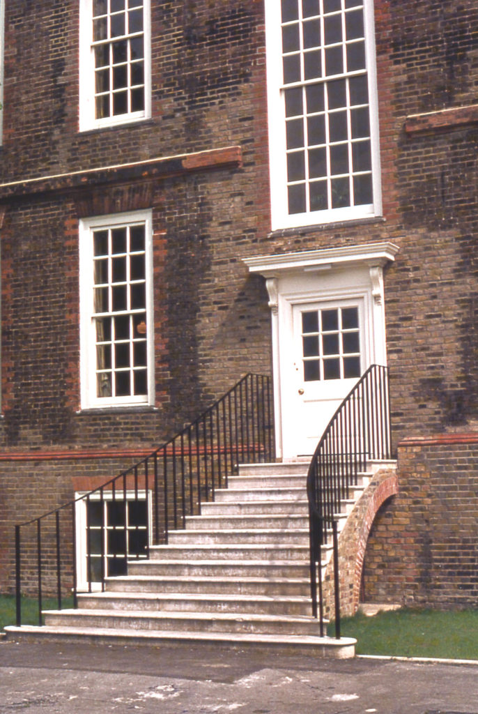 Eagle House (rear door), London Road, Mitcham, Surrey, CR4.