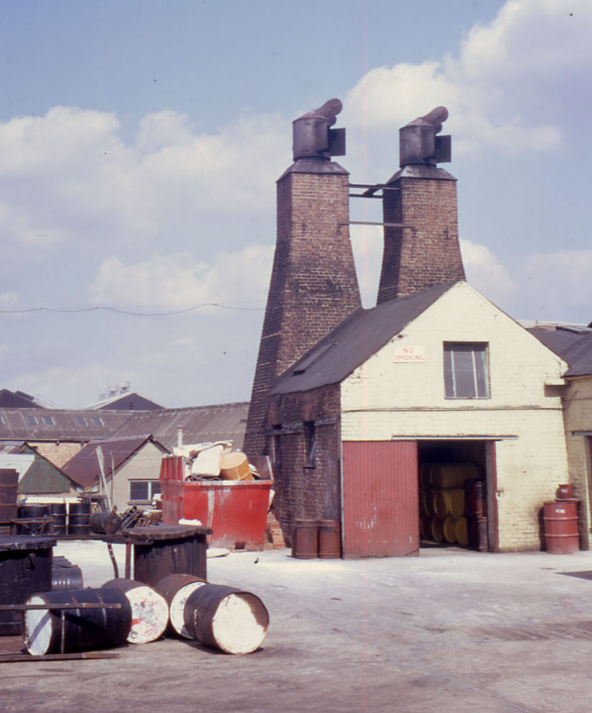 Old varnish houses Western Road, Mitcham, Surrey, CR4. Demolished c. 1971.