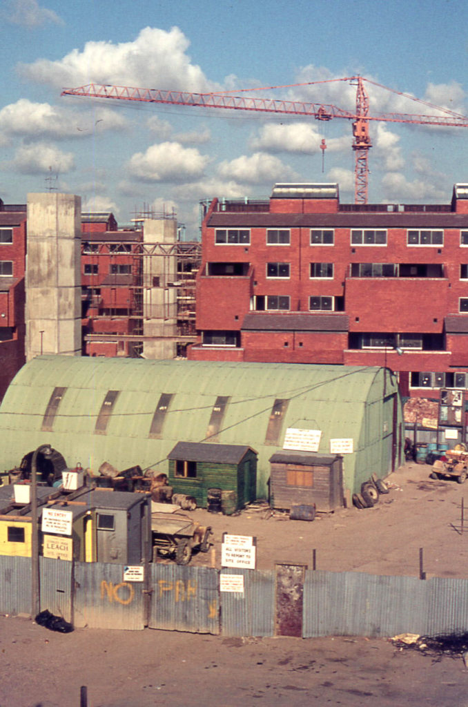 Mitcham Quadrant Site, Mitcham, Surrey, CR4. From rear of London Road shops.