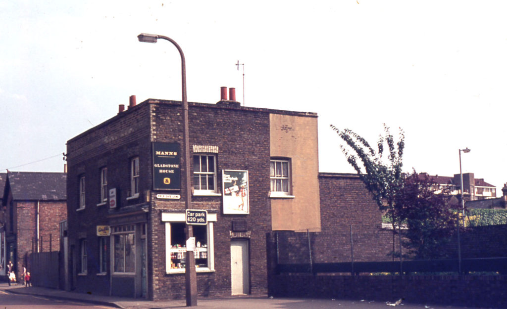 Gladstone House (Manns off-licence), Western Road/Fieldgate Lane, Mitcham, Surrey, CR4.