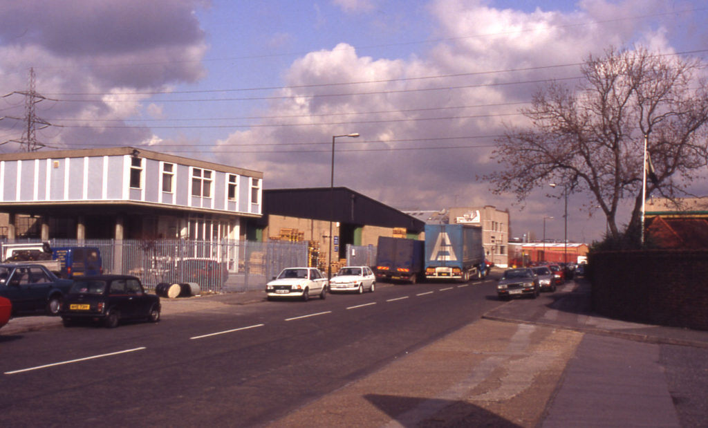 Willow Lane, Mitcham, Surrey CR4. Site of Willows.