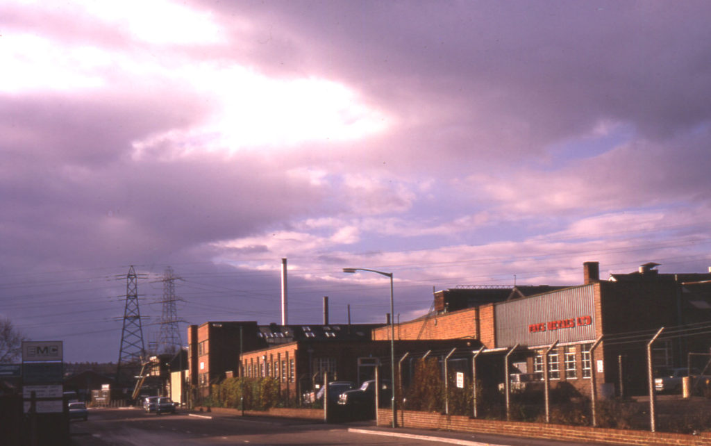 Willow Lane factory estate, Mitcham, Surrey CR4. Site of old Red House and Makepeace