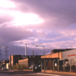 Willow Lane factory estate, Mitcham, Surrey CR4. Site of old Red House and Makepeace