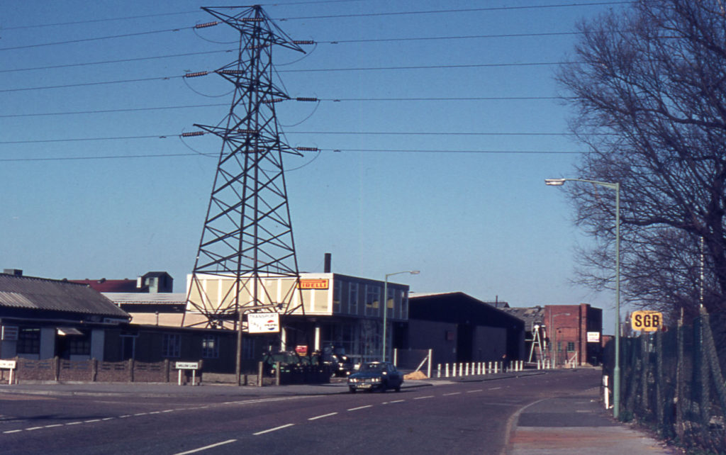 Willow Lane, Mitcham, Surrey CR4. From outside Deeds Works.