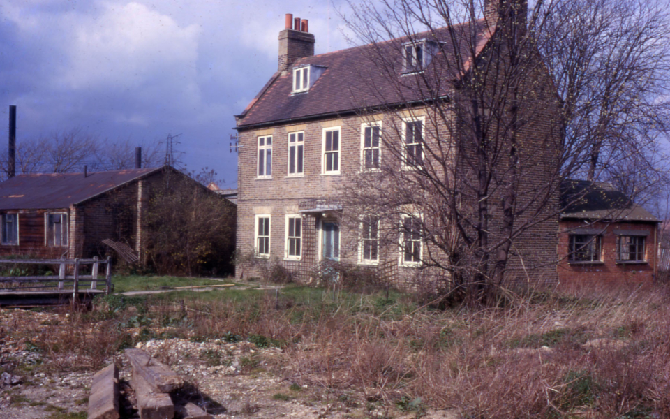 York's Millhouse and old course of Wandle, Willow Lane, Mitcham, Surrey CR4.