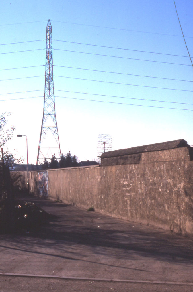 The old road to Morden - later Benedict Road, now footpath, Mitcham, Surrey CR4.