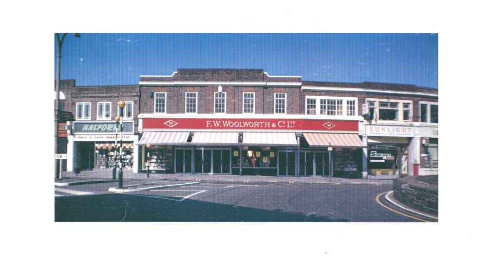 Woolworths and adjoining shops, London Road, Morden (WJR) undated