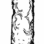 Anglo-Saxon Cemetery, Mitcham: iron sword or sceptre (from H F Bidder Surrey Archaeological Collections 21 (1908) p.8