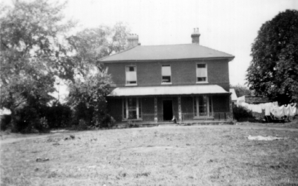Ivy House, West Barnes Lane, demolished 1970 (original donated to MHS)