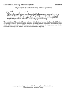 Reg. Stafford (Kemp), f. 245v &&